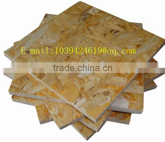 9 to16.5mm E0 osb board factory E0,E1,E2