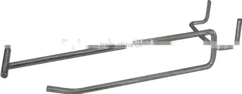 Manufacture metal display slatwall hooks for hanging HSX-172
