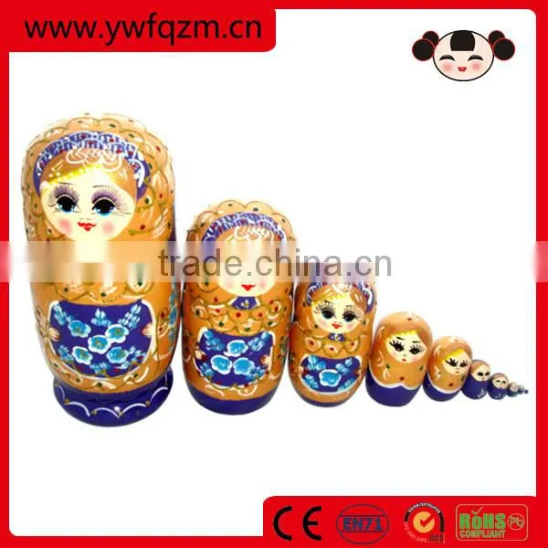 wooden painting doll,matryoshka doll wood,decor small wood doll