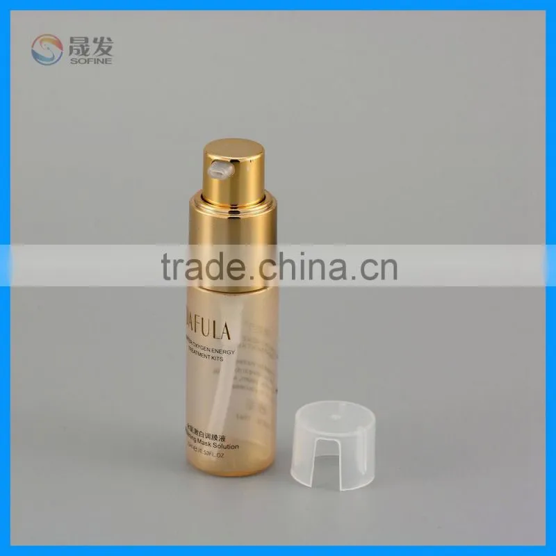 Round cosmetic pet lotion pump bottle