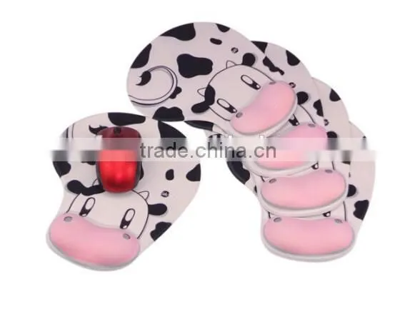High quality silicone wrist mouse pad/massage mouse pad/wrist rest mouse pad