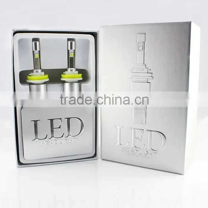 Fanless 4800 lumen led headlight for w203