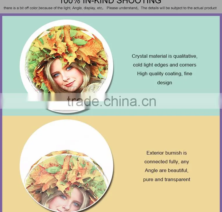 Sunmeta factory directly sunflower shape blank sublimation crystal,luxury crystal gift (BSJ03B)