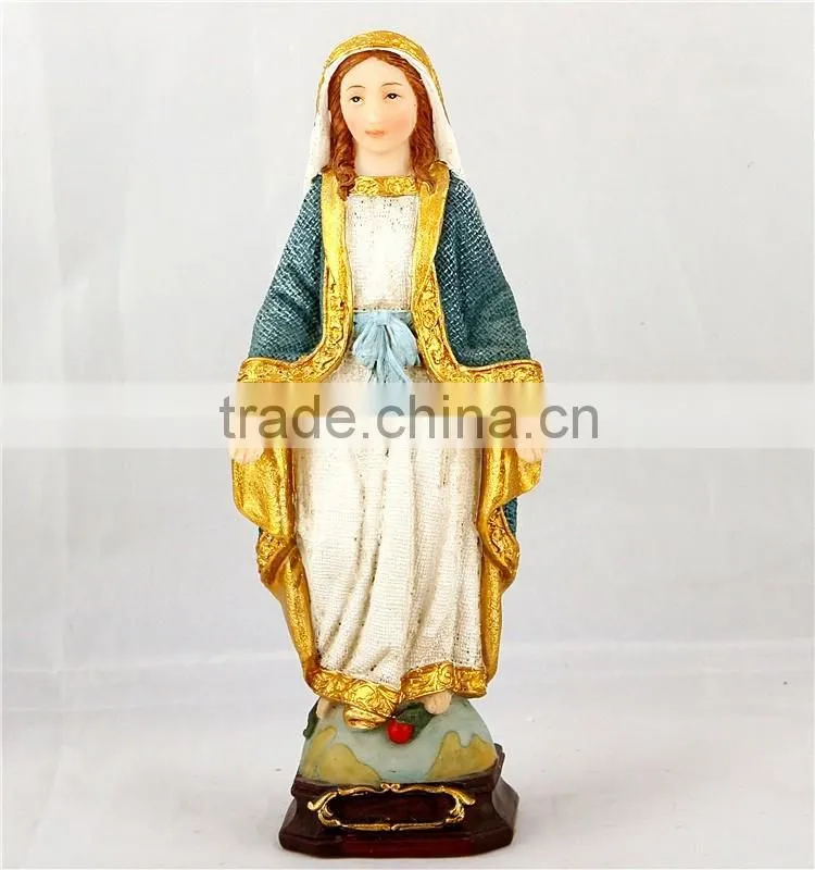 colourful antique the virgin mary decoration