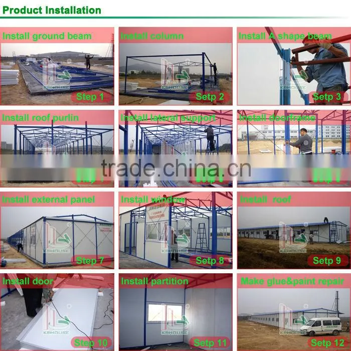 Export to Seychelles Low Cost Prefabricated Home Modular For Accommodation