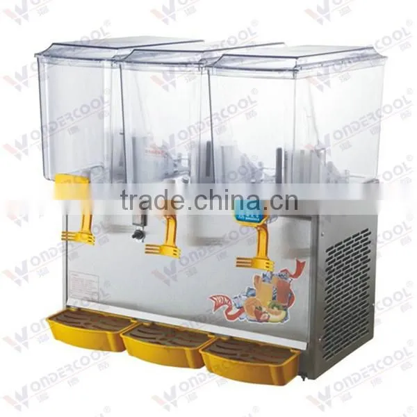 2 bowls/tanks commercial juice machines drink cold beverage dispenser