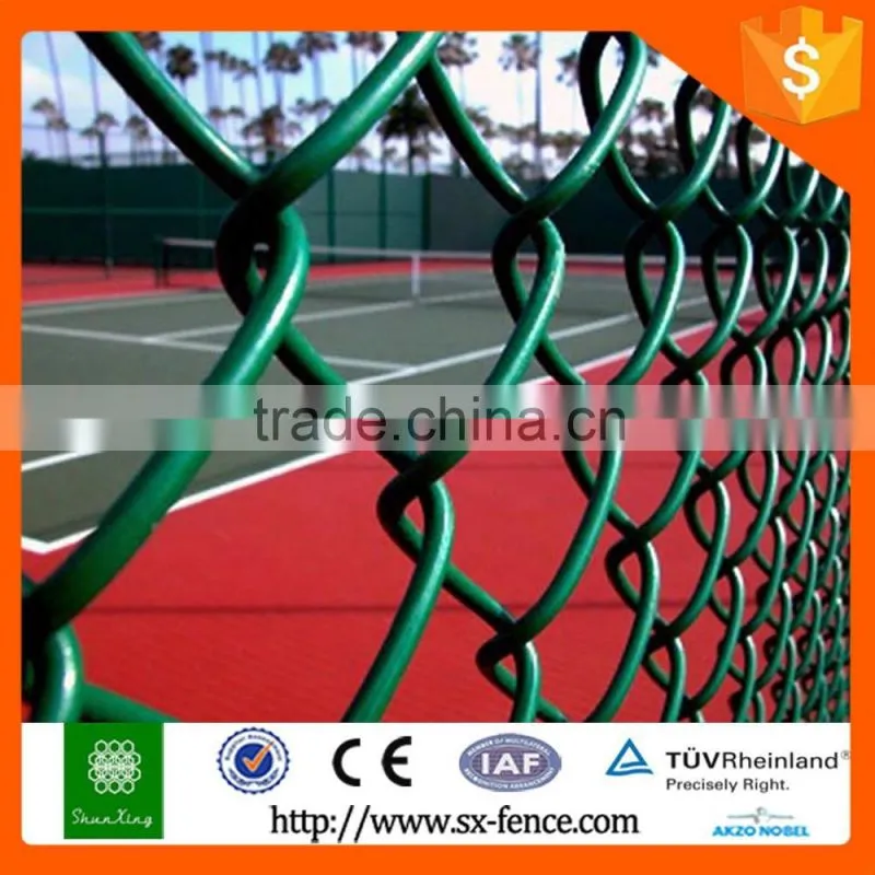 china factory supply woven construction chain link fence