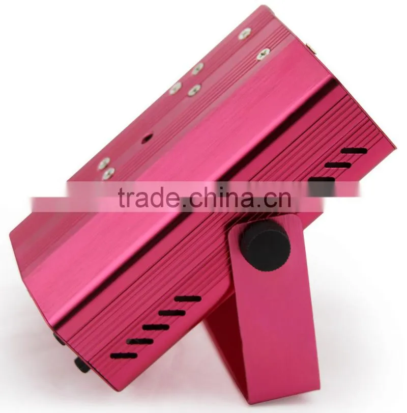Sidiou Group Mini Red and Green Laser Stage Lighting Moving Party Stage Light Projector Stage Lighting for Club Party (Red)