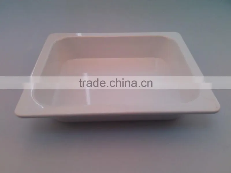 melamine rectangle deep dish melamine deep plate