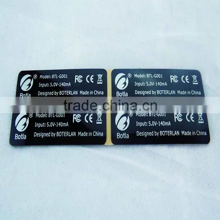 PVC nameplate