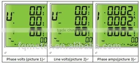 PM835 digital meter 3phase panel meter smart meter 485 in current meters