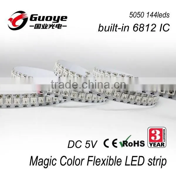 Programmable led strip controller for IC WS2811 WS2801 LPD6803 TM1804 flexible strip light with DC5V 12V 24V