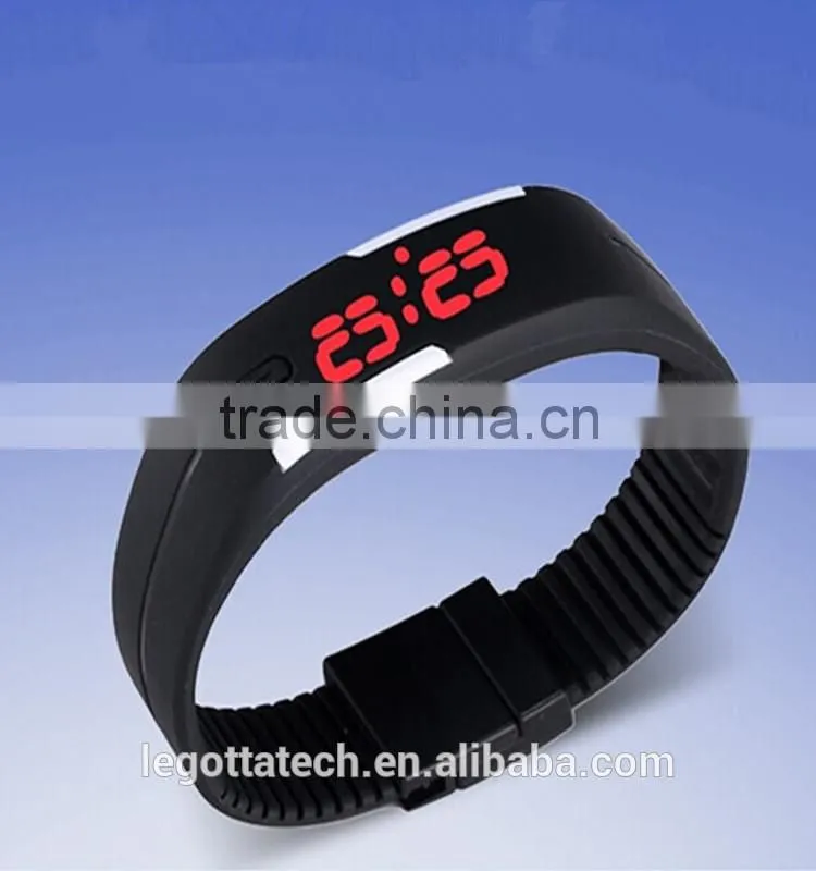 China factory directly supply cool smart bracelet watch men silicone