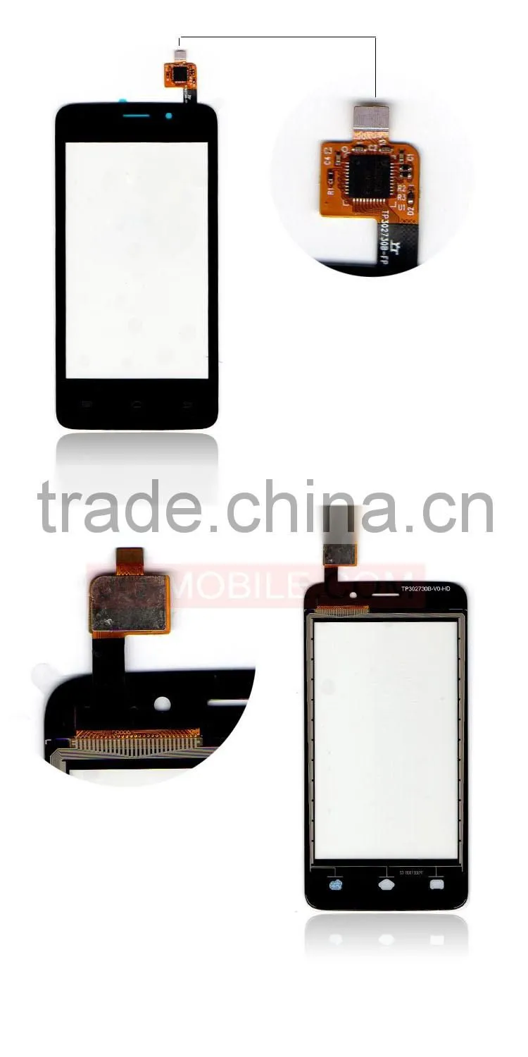 Mobile phone display front glass digitizer for B-mobile AX524 AX660 touch display