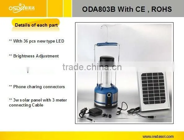 solar led camping lantern