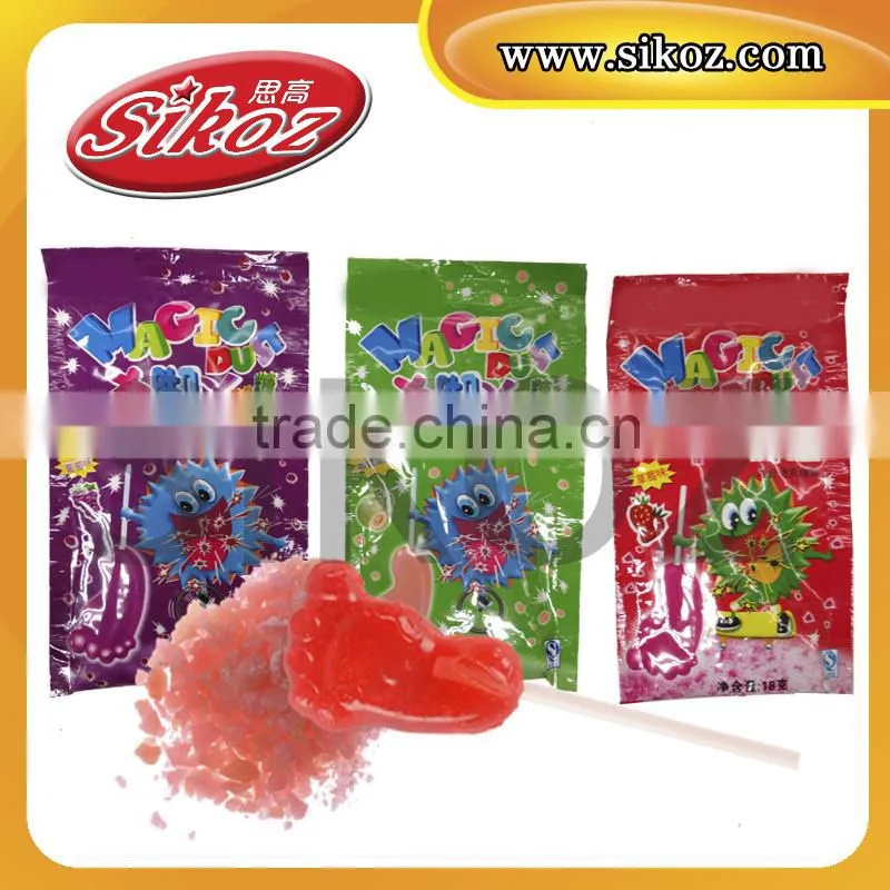 SK-P044 POPPING CANDY WITH FOOT LOLLIPOP