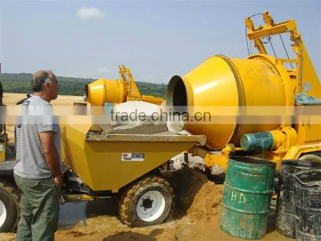 High capacity moving concrete mixer sale