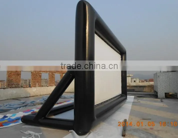 commercial inflatable screen and cheap inflatable movie screen for advertising