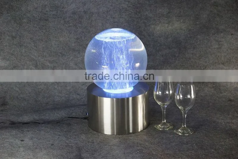 LED Decoration for Desk top with Amazing Color changing bubbles sphere