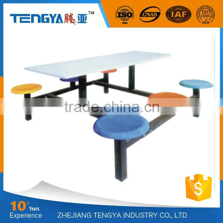 high quality indoor commercial canteen tables and chairs