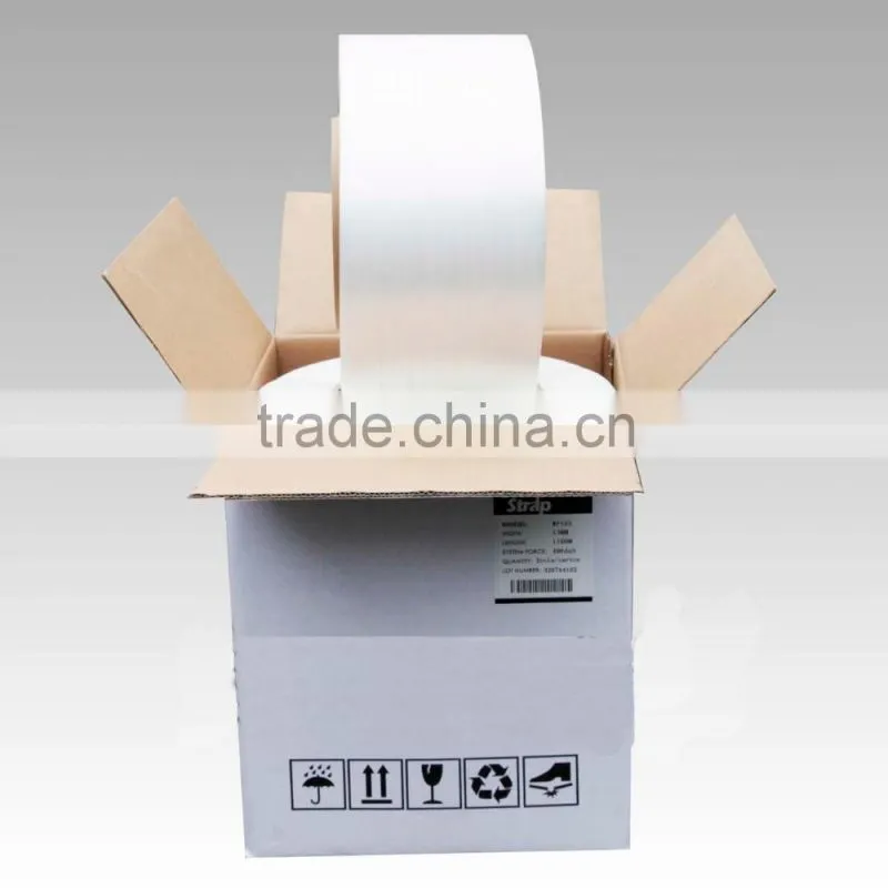 High tension polyester cord strapping for heavy duty band packing