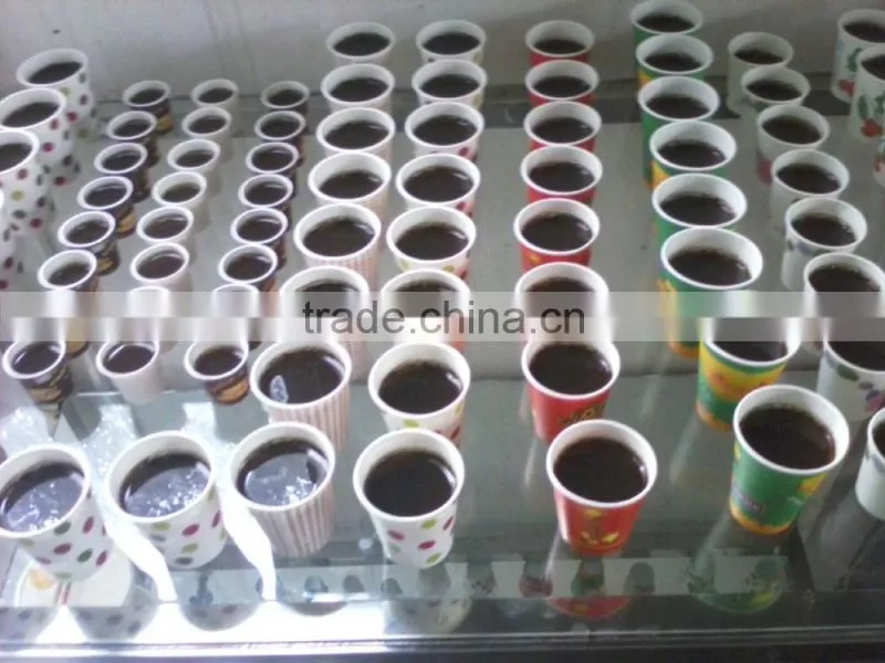 wholesale logo print single wall PE coated paper coffee cups