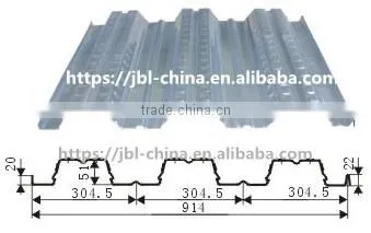 structural floor decking roll forming machinery High performance decking machine