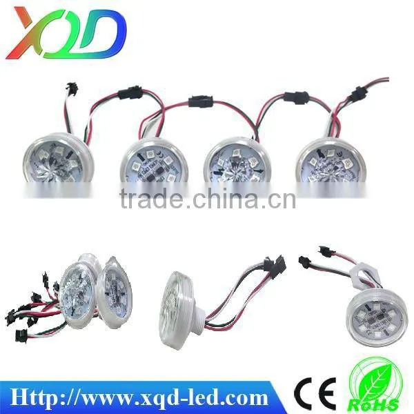 auto controller led point light 8205ic pixels 48mm 6leds smd 5050 rgb chip