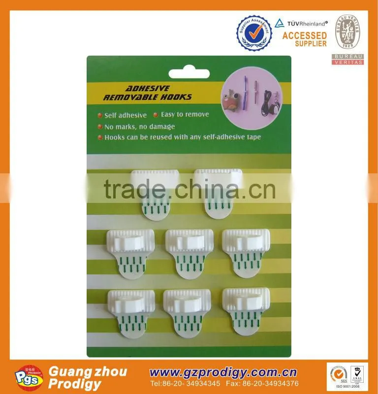 adhesive plastic hook adhesive oval wall hook adhesive 5pcs set plastic hook