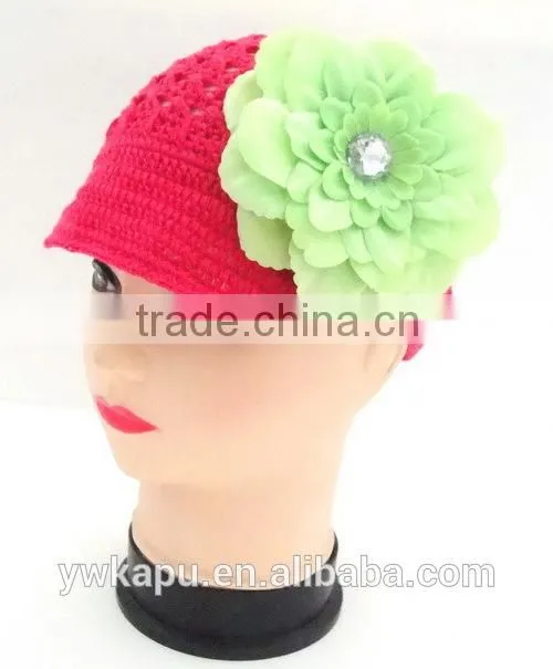 Multi colors crochet hat,custom newsboy cap