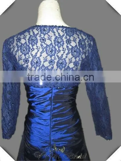 pp2527 Plus Size Custom Design Taffeta Mother Dress With Long Sleeve Jacket