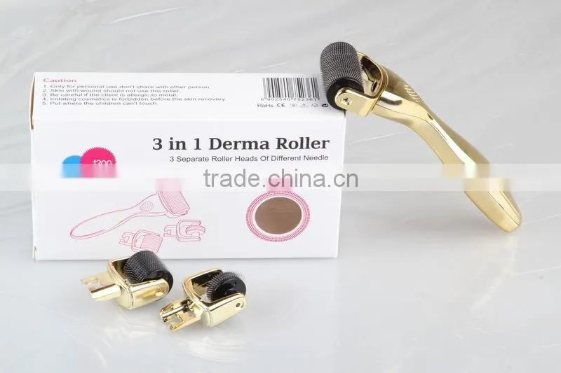 NL-301 New 1200+600+180 micro needle body and face derma roller kit