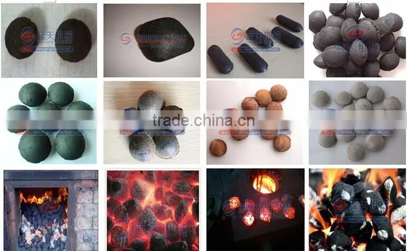 High density CE approved high output charcoal packing coal ball press machine