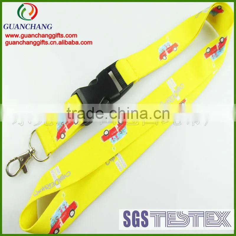 OEM custom yoyo badge reel id card holder nylon lanyard strap