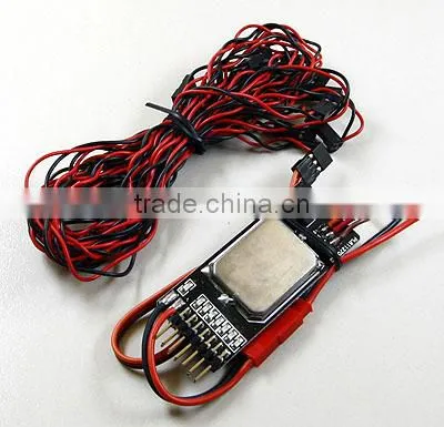 3003 7-channel Multifunctional Remote Switch RCD3003 Stepper Rockets RC Light Smoke Control 7 Channel 1 Servo Signal Input