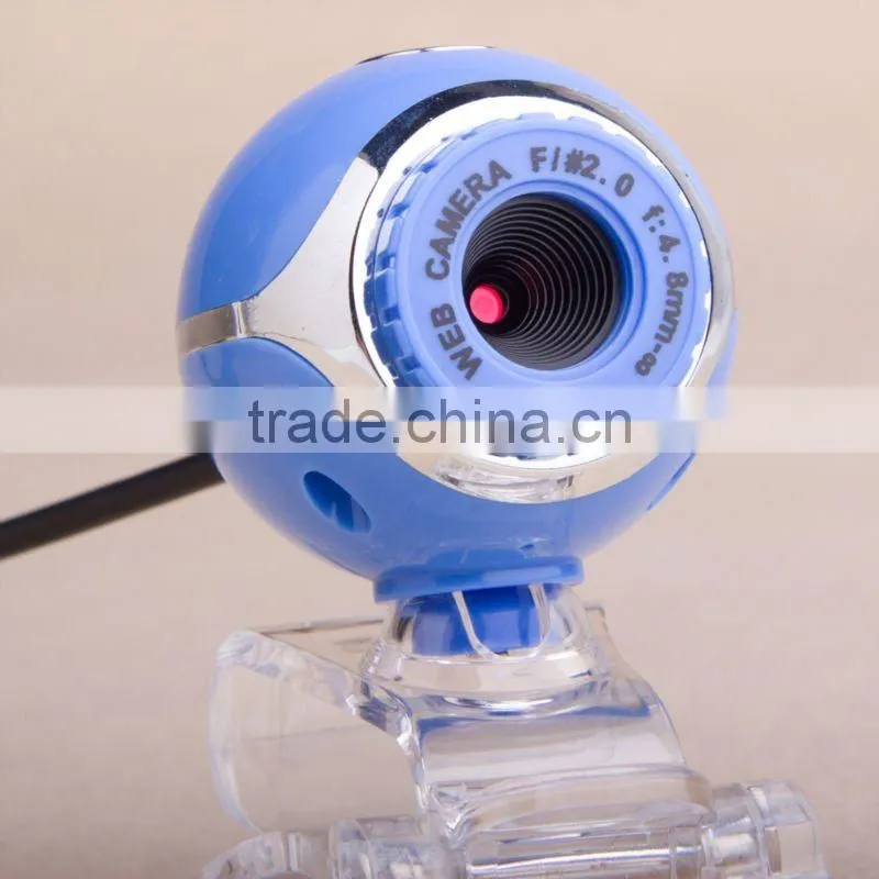 USB Clear Clip Ball Portable Webcam Camera Web Cam for Desktop PC Laptop Skype