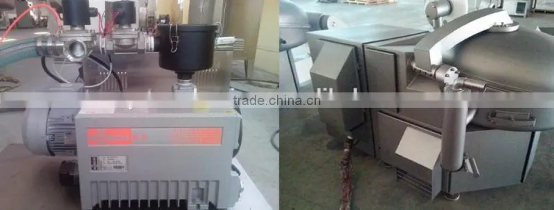 ZKZB-125 Industrial Miced Meat Bowl Cutter Vacuum Meat Bowl Chopping Machine