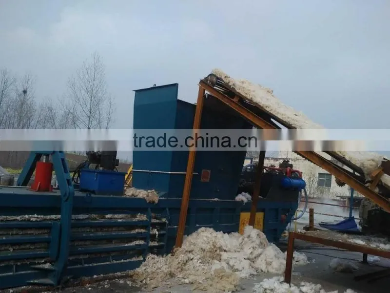 Mineral wool baler/ Mineral cotten baling press machine