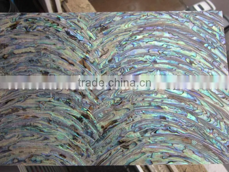 Thick New Zealand green abalone shell paper self-adhesive shell paper ,shell laminate