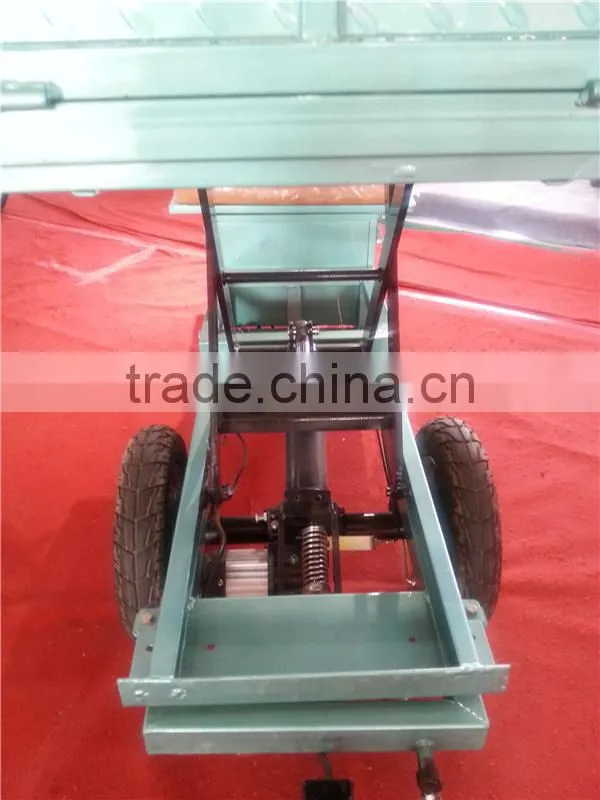 650W farm electric cargo box tricycle/ liftable and lowerable