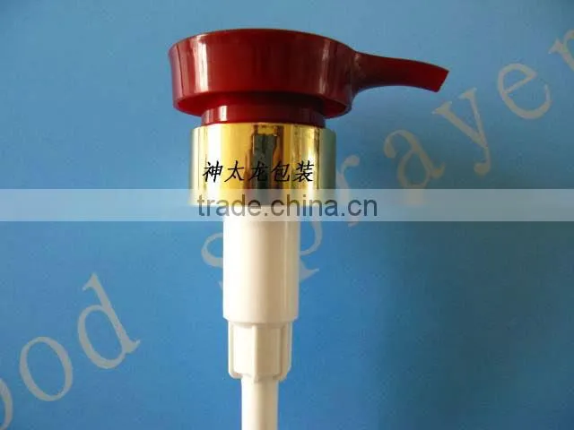 plastic lotion pump dispenser