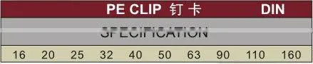 PE pipes Fittings (PE clip DIN/BS)/PE pipes Fittings/PE pipes/PE Fittings