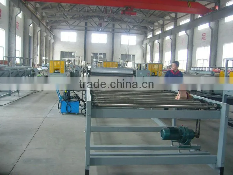WPC embossing machine