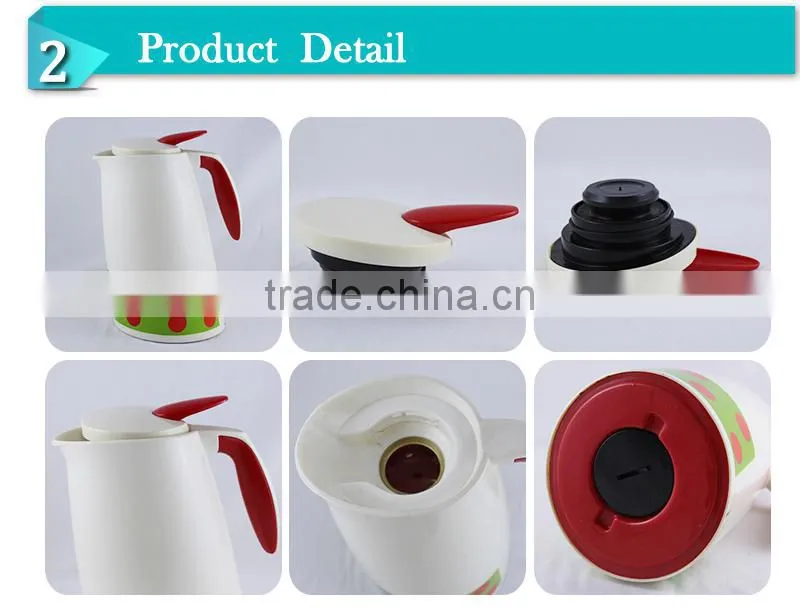Magic factory made hot plastic thermos double wall glass vacuum(JGFQ)
