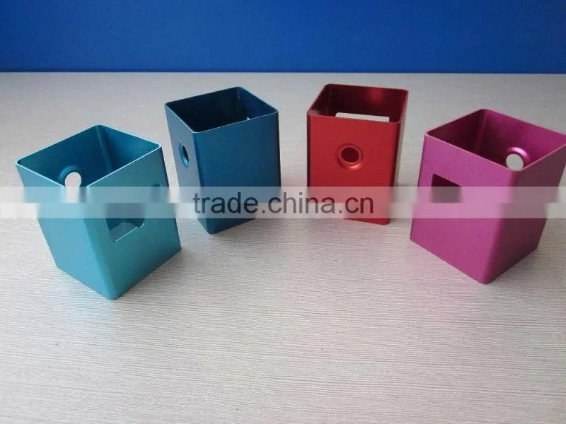 OEM accept ! extruded aluminium shell colorful electronic product housing
