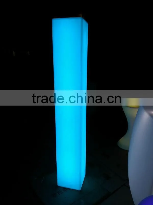 pillar with 16 colors led lamp for decoration