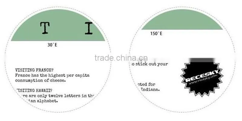CT-483 2016 Creative Fashion New Design Hard Paper World Map for Travel Decorative World Map
