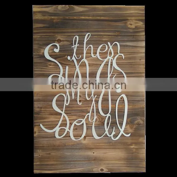 Unique designs!!! Vintage signs with metal cutting letters