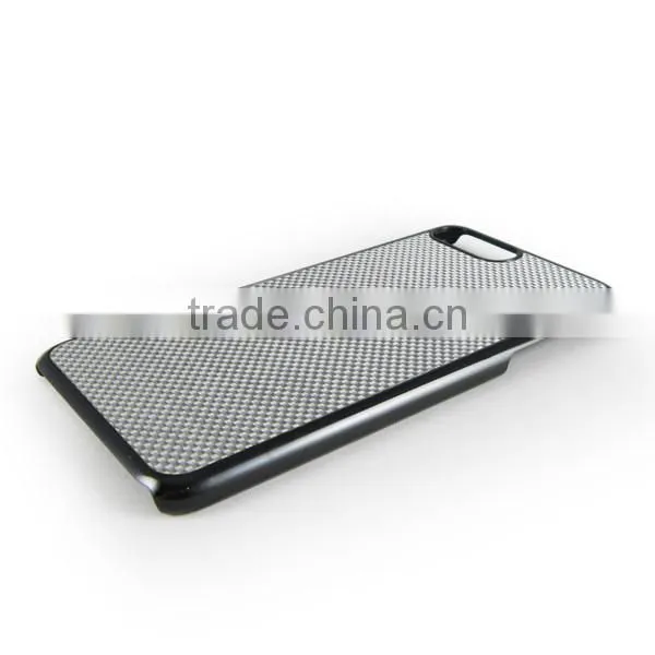 2017 New Hot Selling 4 Colors Available Carbon Fiber Plate Pattern PC Case for iPhone 7