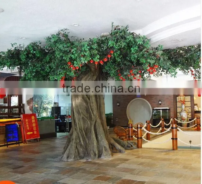 2017 hot sale indoor artificial banyan tree